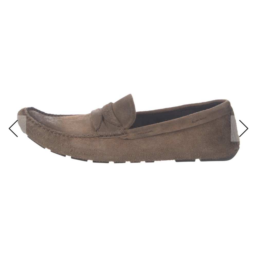 Dolce & Gabbana Suede Loafers Brown Mens Size 11